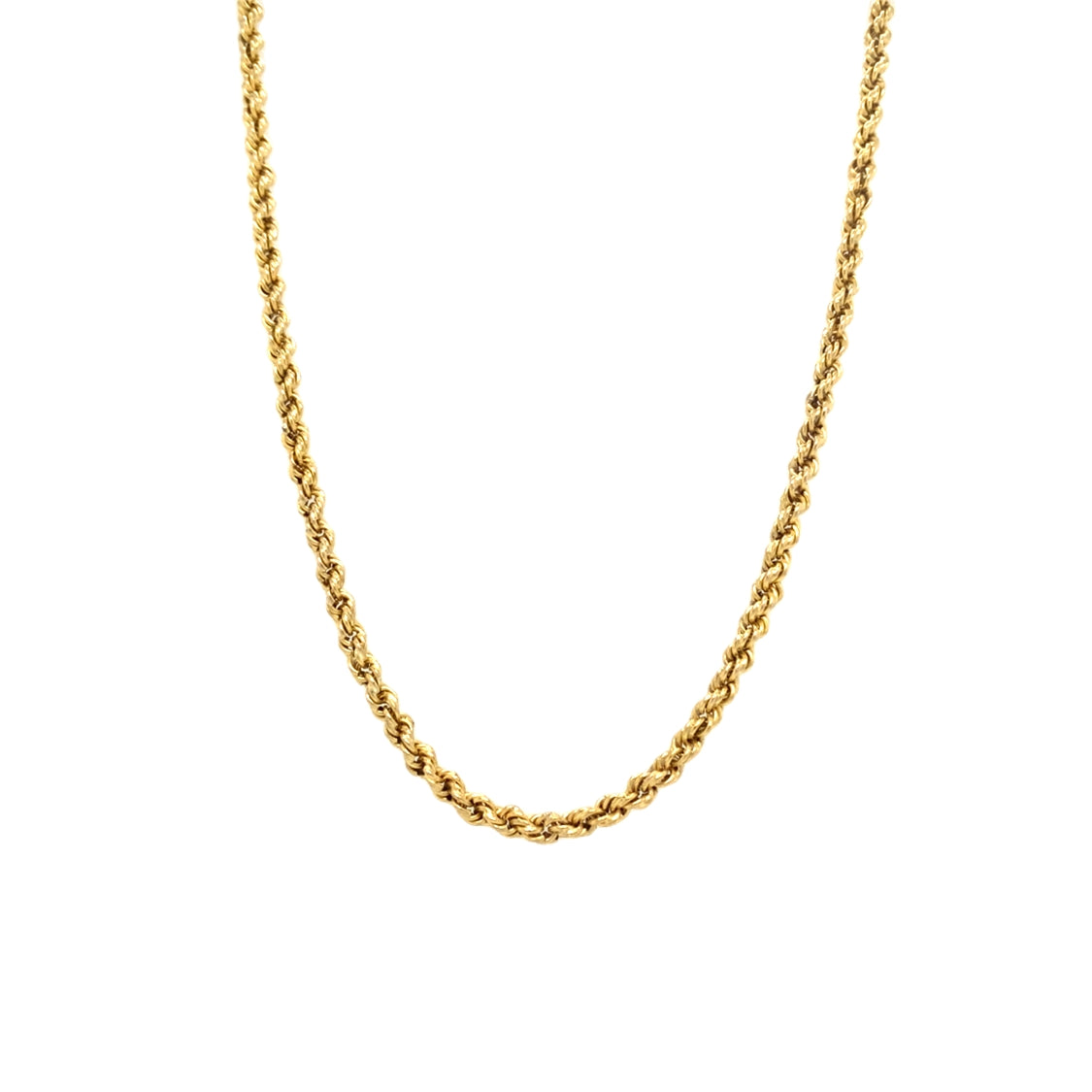 Estate Yellow Gold 30" Rope chain