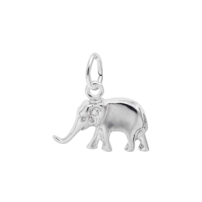Elephant  Charm in Silver