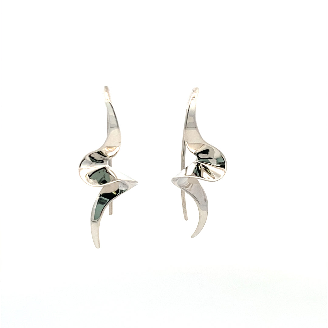 E. L. Designs Silver Passage Drop Earrings EA89612