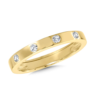 SDC Creations 14 Karat Stackable Diamond Station Ring - Lady's cDD3270-y