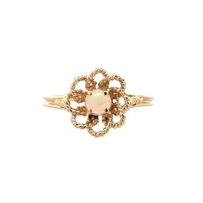ESTATE Opal Ring in Yellow Gold