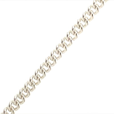Encircle Sterling Silver Curb Chain Permanent Bracelets BCB-PB2SS