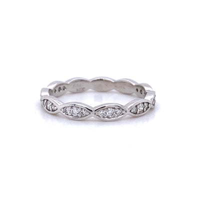 Diamond Wedding/Anniversary Band in White Gold by B&C