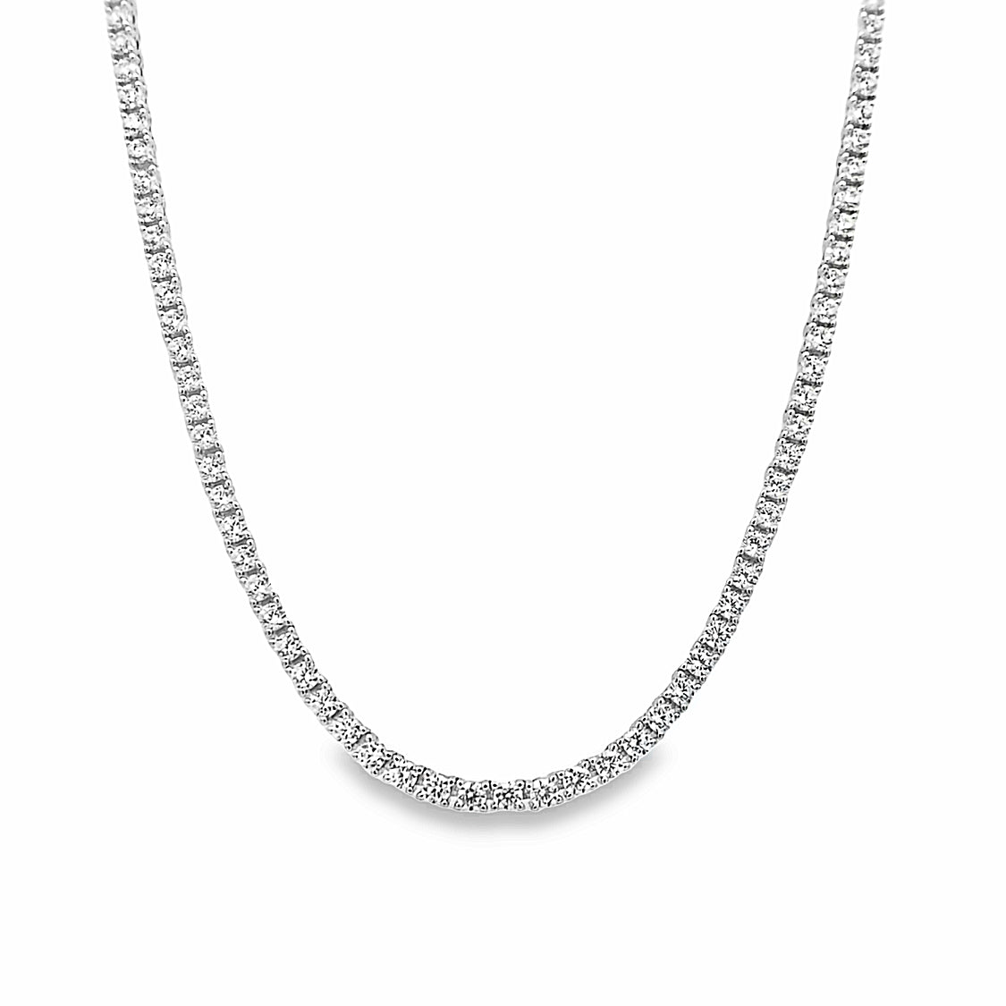 CZ Necklace in Silver by Ti Sento Milano