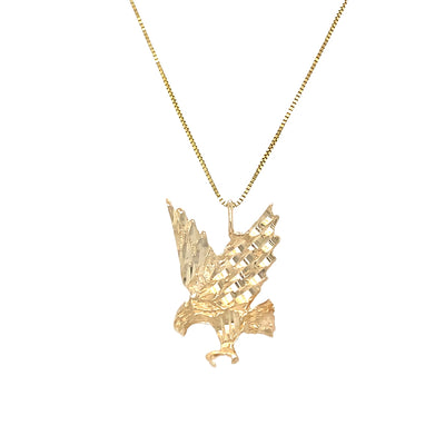 ESTATE Eagle Pendant in Yellow Gold