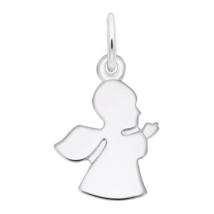 Sterling Silver Guardian Angel Charm  2214