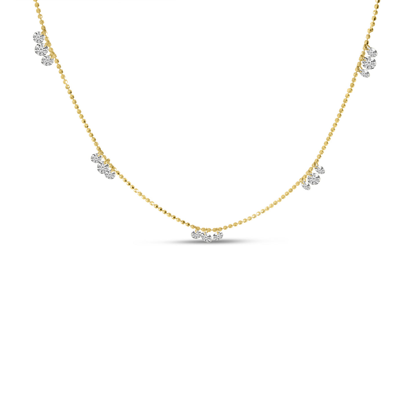 14 Karat Mutli-Gemstone Diamond Necklaces P10640