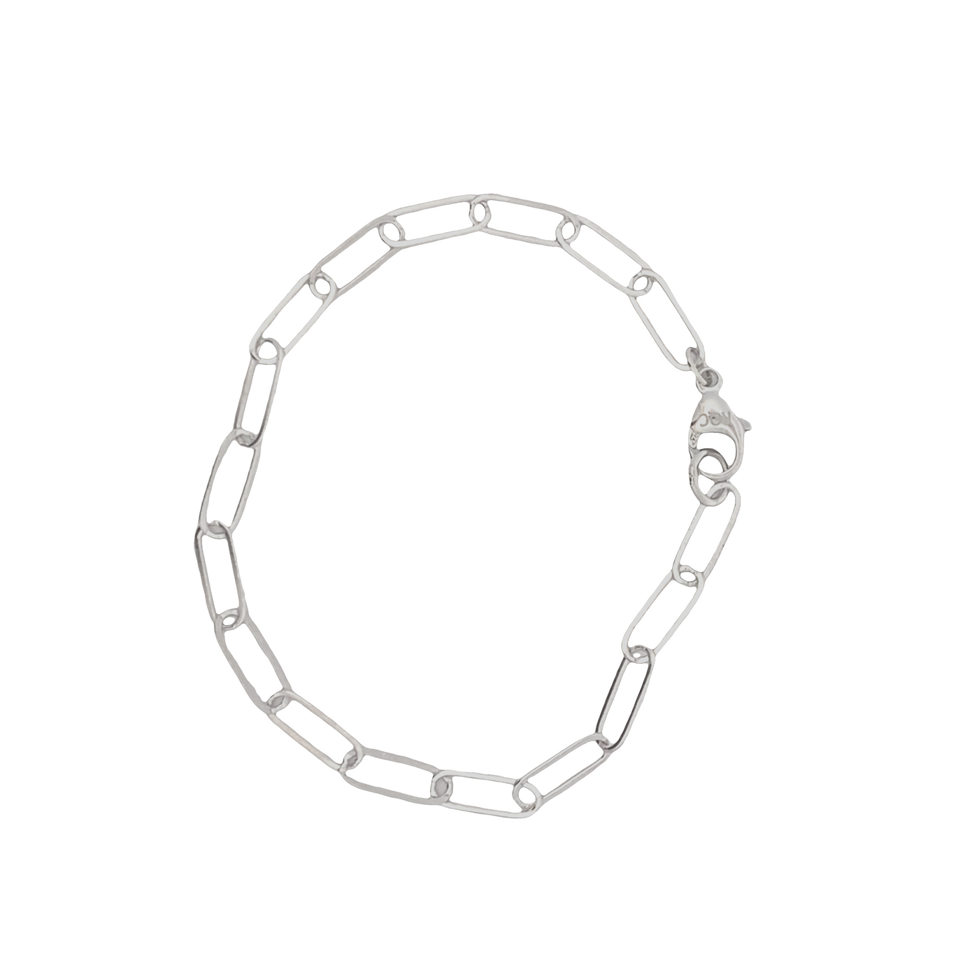 Paperclip Bracelet in Silver