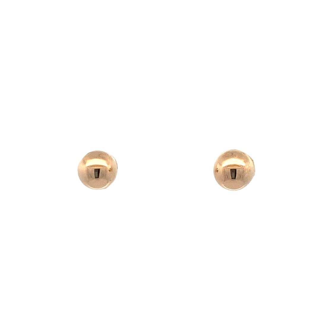 5mm Ball Studs in Yellow Gold
